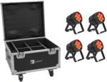  EUROLITE Set 4x AKKU IP PAR 7 QCL CRMX MK2 + Case with charging function (20001007)