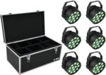  EUROLITE Set 6x LED PARty TCL Spot + Case TDV-1 (20000627)
