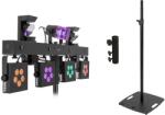  EUROLITE Set LED KLS Scan Pro Next FX Compact Light Set + BPS-3 Loudspeaker Stand black (20000979)