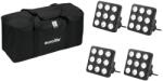  EUROLITE Set 4x LED Party Panel RGB+UV + Soft Bag (20000962)