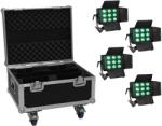  EUROLITE Set 4x LED CLS-9 QCL RGB/WW 9x7W + Case (20000985)