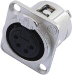 Neutrik XLR Mounting Socket 4-pin NC4FDL-1 (30200629)