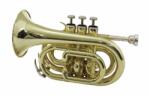 Dimavery TP-300 Bb Pocket Trumpet, gold (26503720)