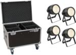 EUROLITE Set 4x LED Theatre COB 200 WW + Case with wheels (20000874)