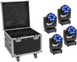  EUROLITE Set 4x LED TMH-H240 Beam/Wash/Flower Effect + Case (20000969)