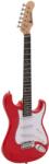 Dimavery J-400 Electric Guitar ST, red, 3/4 (26217216)