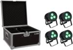  EUROLITE Set 4x LED IP PAR 3x8W QCL Spot + Case (20000846)