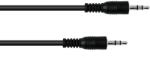Omnitronic Jack Cable 3.5 stereo 1.5m bk (30211600)
