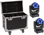  EUROLITE Set 2x LED TMH-H240 Beam/Wash/Flower Effect + Case (20000968)