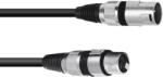 Omnitronic XLR Cable 3-pin 0.2m bk (3022075B)