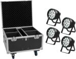  EUROLITE Set 4x LED IP PAR 14x10W HCL + Flightcase (20001051)