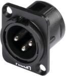 HICON XLR mounting plug 3-pin HI-X3DM-M (30200482)