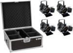  EUROLITE Set 4x LED THA-20PC TRC Theater Spot bk + Case (20000871)