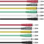 Omnitronic Jack cable 6.3 Patchcord stereo 6x0.9m (3021005P)