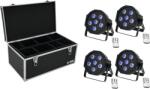  EUROLITE Set 4x LED SLS-603 TCL UV Floor + Case TDV-1 (20000633)