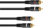  OMNITRONIC RCA Cable 2x2 0.6m (30209354)