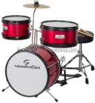  JDK313-MR - Junior dobszett, 3 rétegű, metál vörös (R720R)