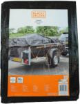 Black & Decker Utánfutó ponyva 1, 6 x 2, 5 m fekete (235936)