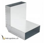 DARCO TÉGLALAP CSATORNA KÖNYÖK TÉRBELI FIX 90° 200x50 (KSS200x50/90-OC)