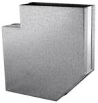 DARCO TÉGLALAP CSATORNA KÖNYÖK VÍZSZINTES FIX 90° 250x50 (KL250X50/90-OC)