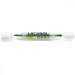  Neuland TwinOne®, vágott és ecsethegyű moderációs marker, világoszöld 80410401