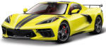 Bburago Corvette Stingray coupe 2020 1: 43 sárga fém modellautó (BB18-30447)