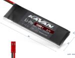 KAVAN KAVAN: Li-Po akkumulátor 1200mAh/3, 7V 30C JST (KAV33.7180)