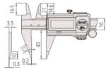 Mitutoyo Digital ABS Point Caliper (573-622-20)