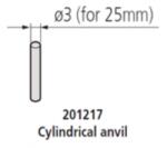 Mitutoyo Digimatic mikrométer cserélhető ülékkel 0-25 mm (317-251-30)