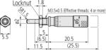 Mitutoyo Kisméretű beépíthető mikrométer (148-216)