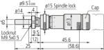 Mitutoyo Beépíthető mikrométer beállító horonnyal 0, 5 - 0 (148-862)