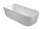 Gala Mid 170x74 cm lucios alb (GAL6000101)