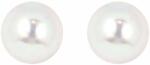 White & Black Igazgyöngy ezüst fülbevaló - 7, 5-8mm - édesvízi (AG0855)
