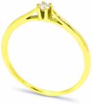 White & Black Eljegyzési gyűrű - 2, 5mm gyémánttal - arany (AU12608)