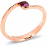 White & Black Eljegyzési gyűrű - turmalin kővel - rosegold (AU11666)