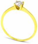 White & Black Eljegyzési gyűrű - 4, 3mm gyémánttal - arany (AU12327)