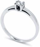 White & Black Labor gyémánt eljegyzési gyűrű - 0, 21 karát (AU12068)