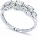 White & Black Colette markíz gyémánt gyűrű (AU10295)