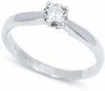 White & Black Labor gyémánt eljegyzési gyűrű - 0, 27 karát (AU12689)