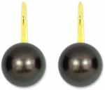 White & Black Tahiti gyöngy fülbevaló, kapcsos - 8, 5-9mm - AA+ (AU13757)