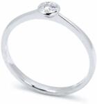 White & Black Eljegyzési gyűrű - 3, 0mm gyémánttal - fehérarany (AU13562)