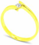 White & Black Eljegyzési gyűrű - 2, 7mm gyémánttal - arany (AU13260)