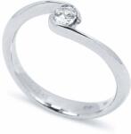 White & Black Labor gyémánt eljegyzési gyűrű - 0, 2 karát (AU13502)