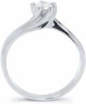 White & Black Eljegyzési gyűrű - 4, 1mm gyémánttal - fehérarany - 0, 26 karát (AU10829)