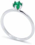 White & Black 0, 38 karátos smaragd eljegyzési gyűrű (AU13435)