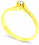 White & Black Eljegyzési gyűrű - 3, 1mm gyémánttal - arany (AU12030)