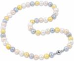 White & Black Édesvízi tenyésztett multicolor gyöngysor - 8-9mm - 60cm (GY1037)