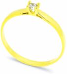 White & Black Eljegyzési gyűrű - 2, 7mm gyémánttal - arany (AU12298)