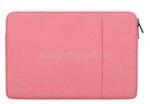 DEVIA JUSTYLE tok fekvő, textil LAPTOP/NOTEBOOK/TABLET (univerzális, vízálló, 15-16.2" méret) RÓZSASZÍN (ST348495) (ST348495)