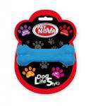 PET NOVA DOG LIFE Jucarie os pentru caini, albastru, aroma de carne de vita, 11cm